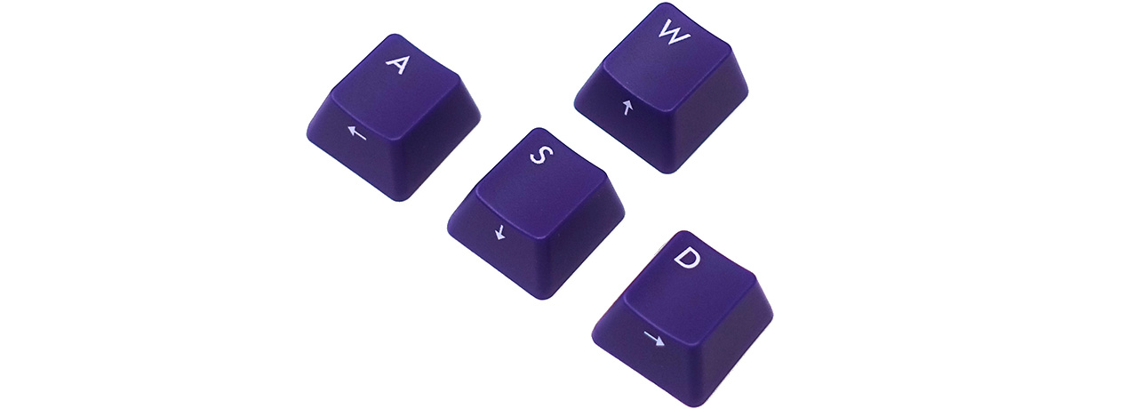 【直販限定】Majestouch用 ASDW purple keycap set